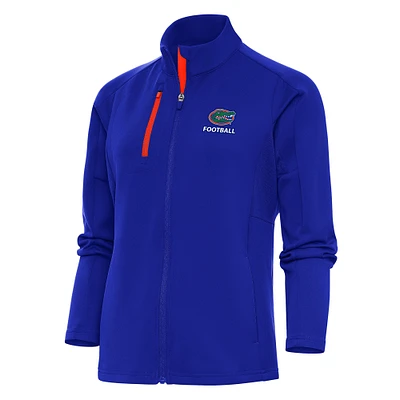 Women's Antigua Royal Florida Gators Football Generation Full-Zip Jacket