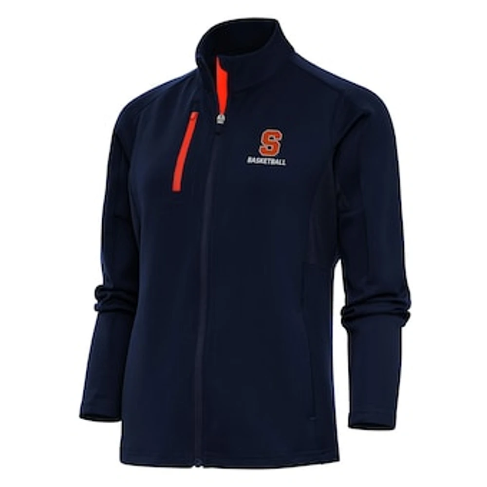 Women's Antigua Navy Syracuse Orange Basketball Generation Full-Zip Jacket
