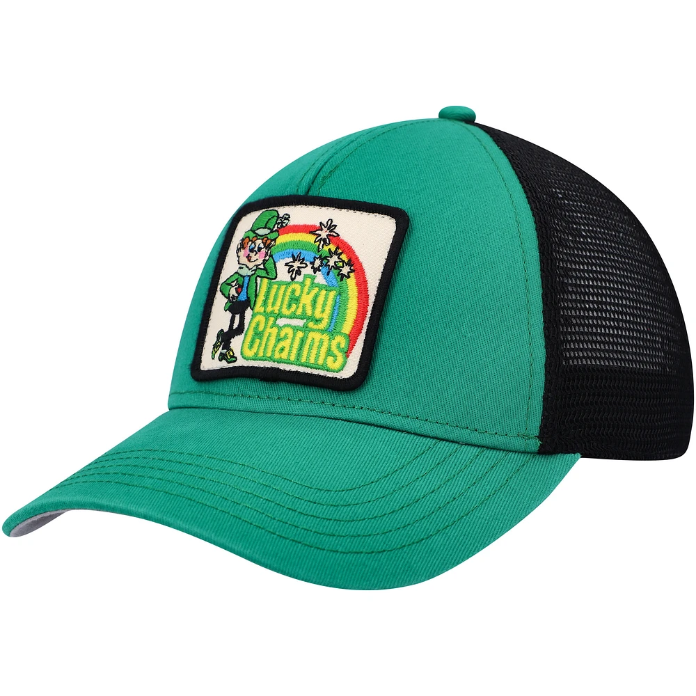 Men's American Needle Green/Black Lucky Charms Valin Trucker Snapback Hat