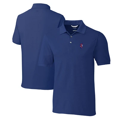 Men's Cutter & Buck Royal Florida Gators Swinging Gator Advantage Tri-Blend Pique Polo