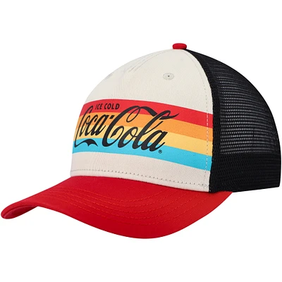 Men's American Needle Cream/Black Coca-Cola Sinclair Snapback Hat