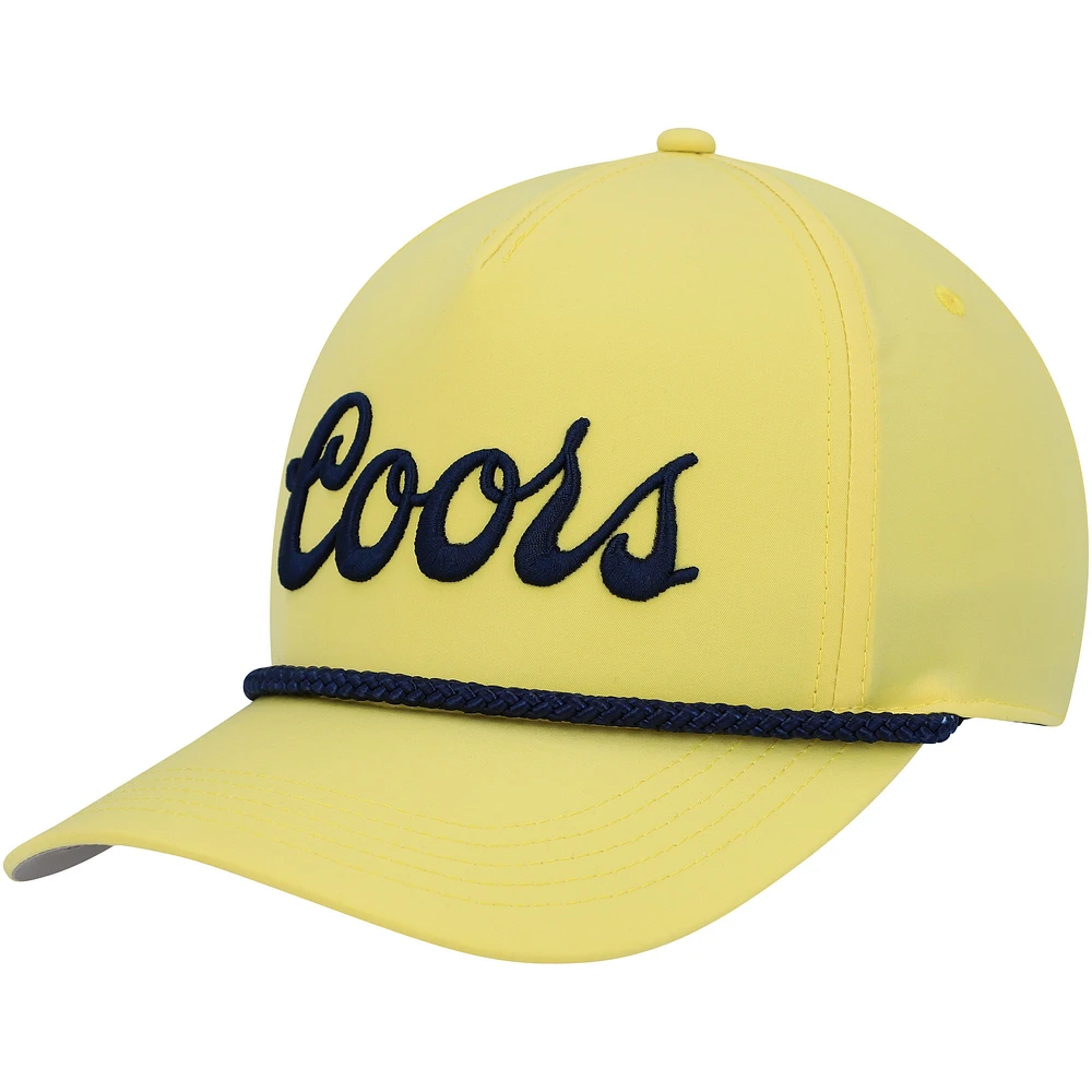 Men's American Needle Yellow Coors Traveler Snapback Hat