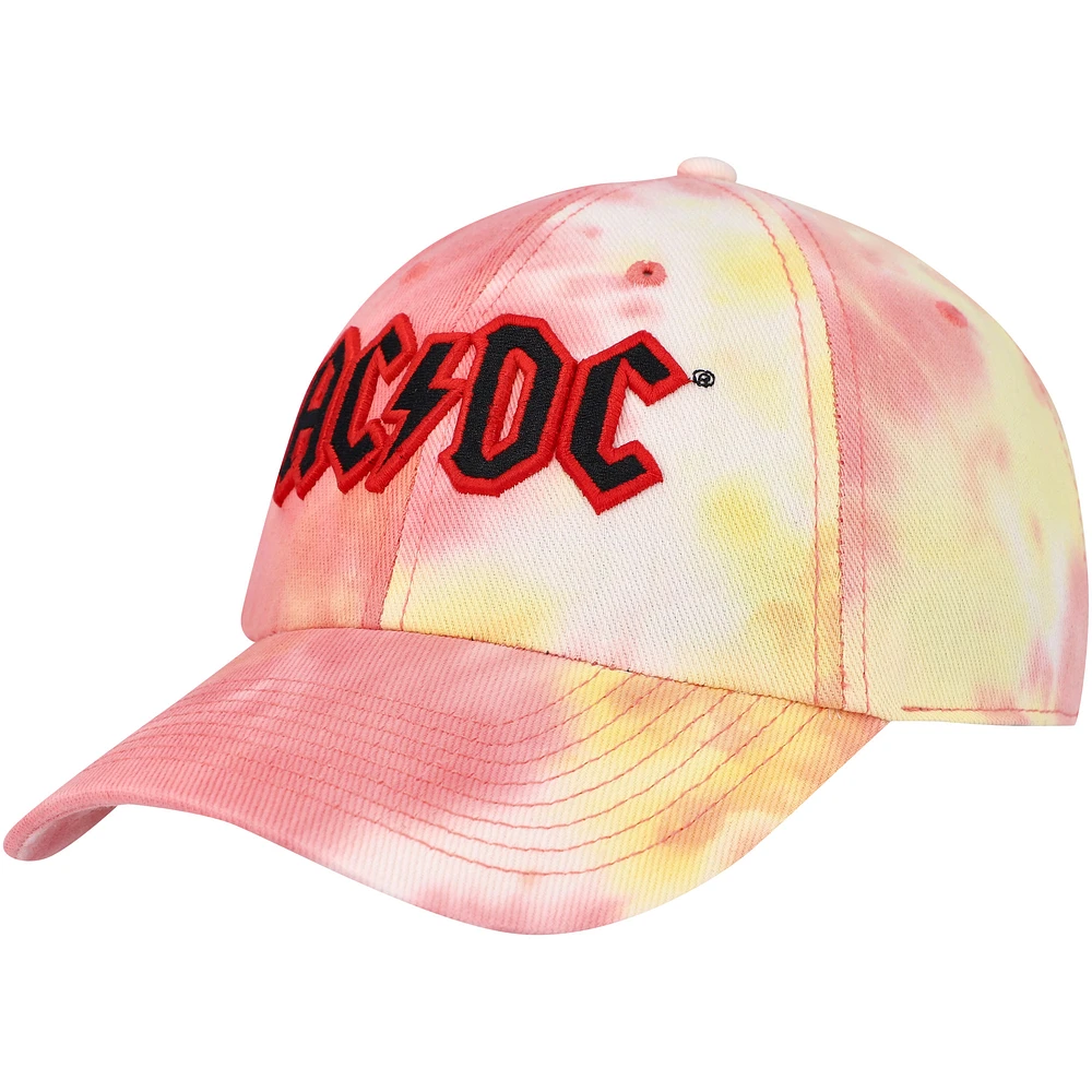 Men's American Needle Yellow/Orange AC/DC Ballpark Tie-Dye Adjustable Hat