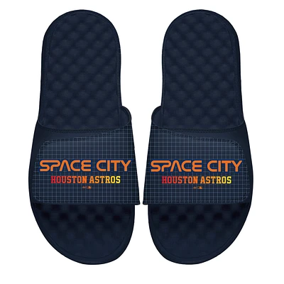 Youth ISlide Navy Houston Astros City Connect Slide Sandals