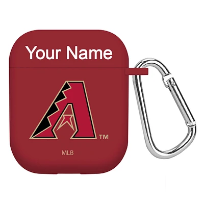 Arizona Diamondbacks Personalized Silicone AirPods Case Cover