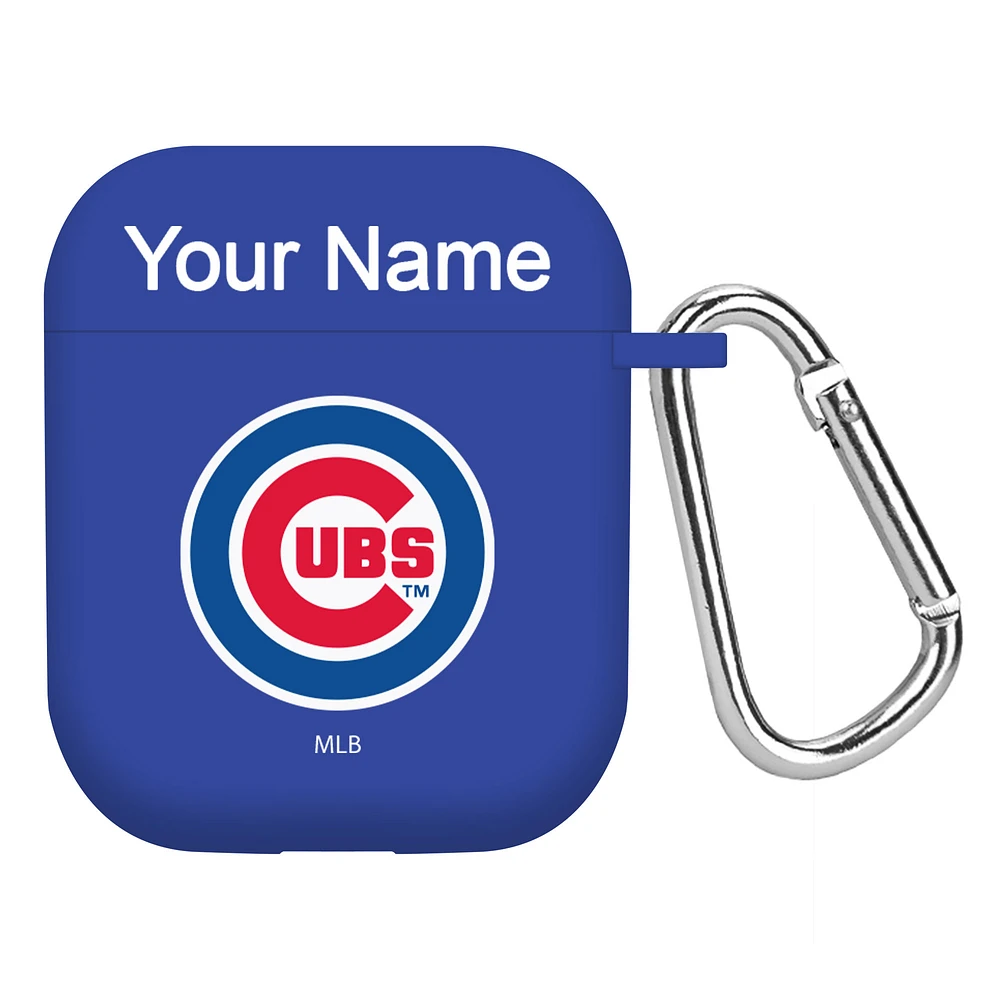 Chicago Cubs Personalized Silicone AirPods Case Cover
