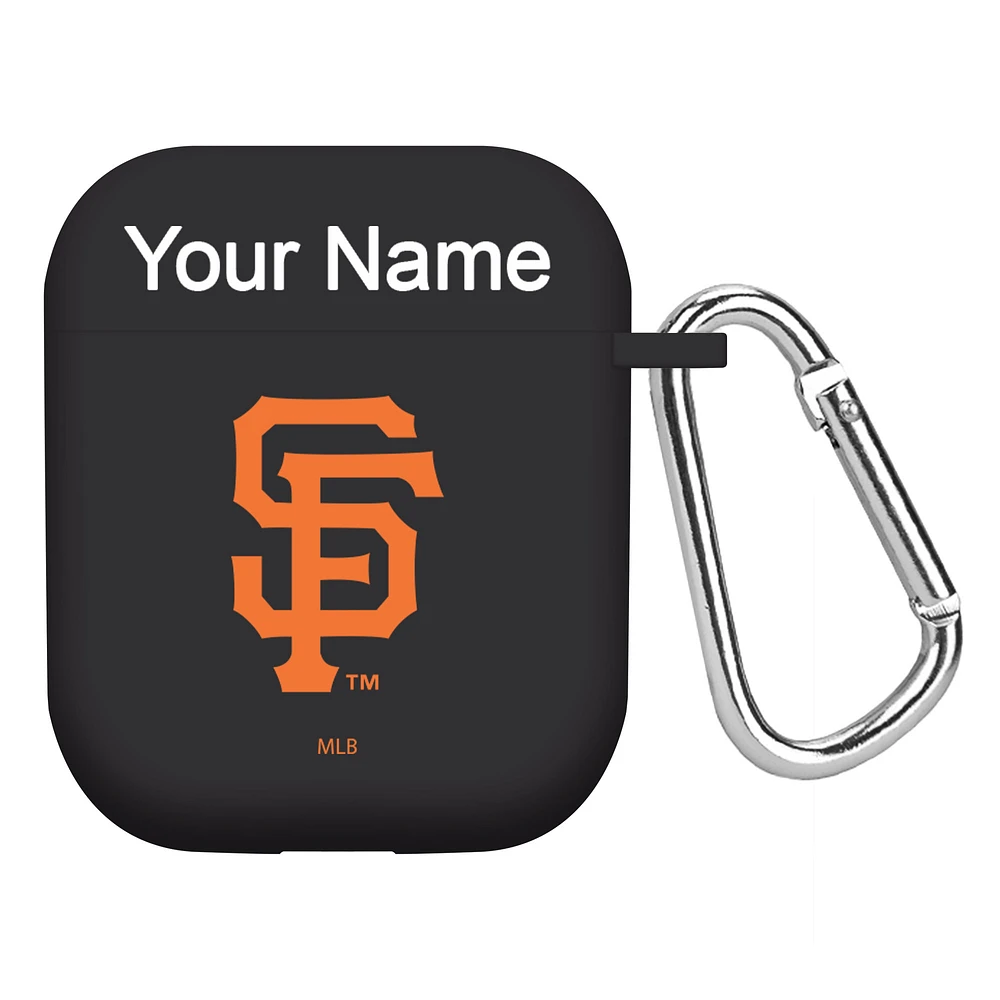 San Francisco Giants Personalized Silicone AirPods Case Cover