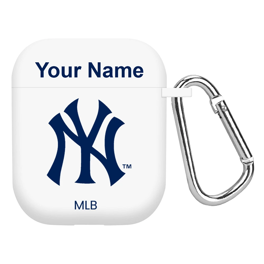 New York Yankees Personalized Silicone AirPods Case Cover