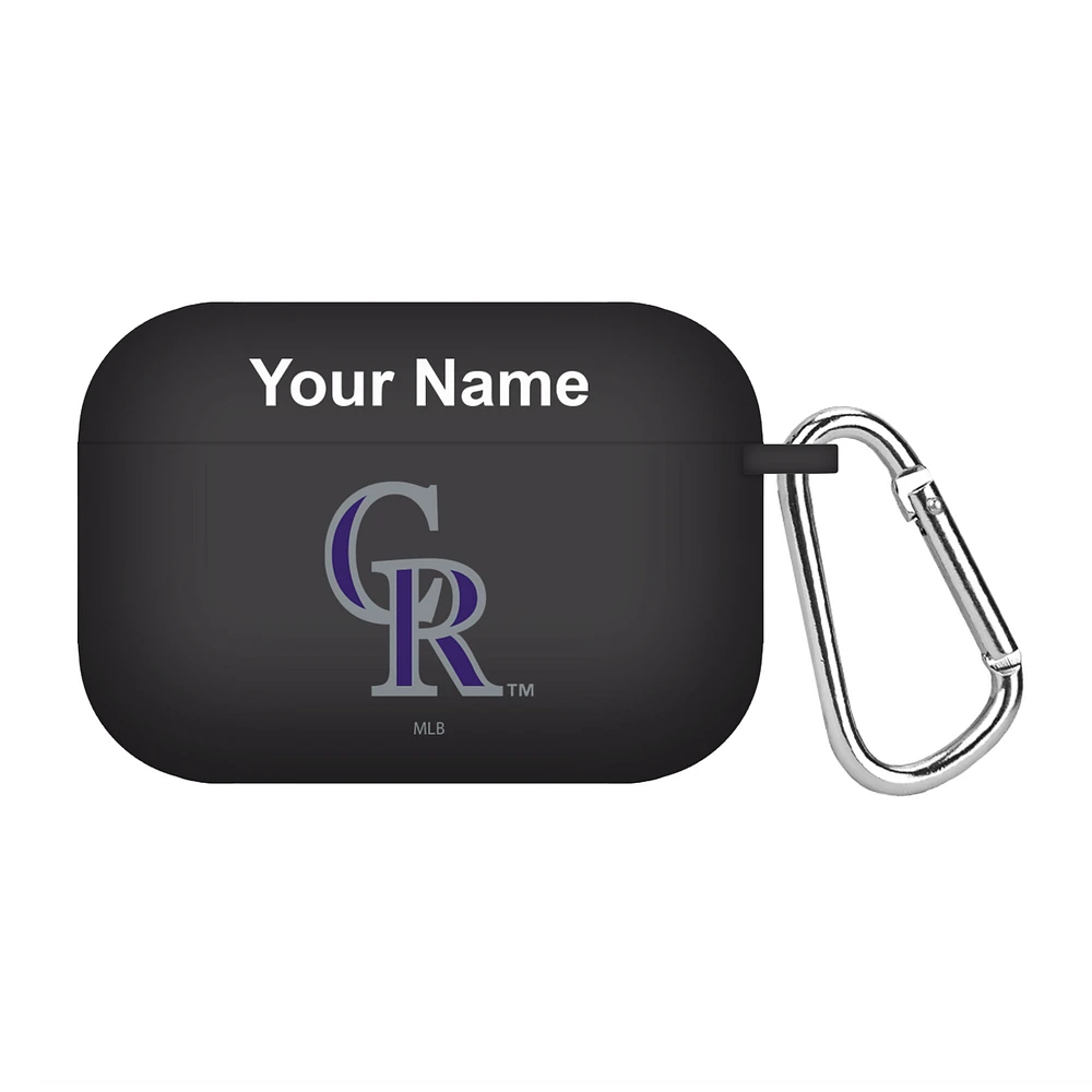 Colorado Rockies Personalized Silicone AirPods Pro Case Cover
