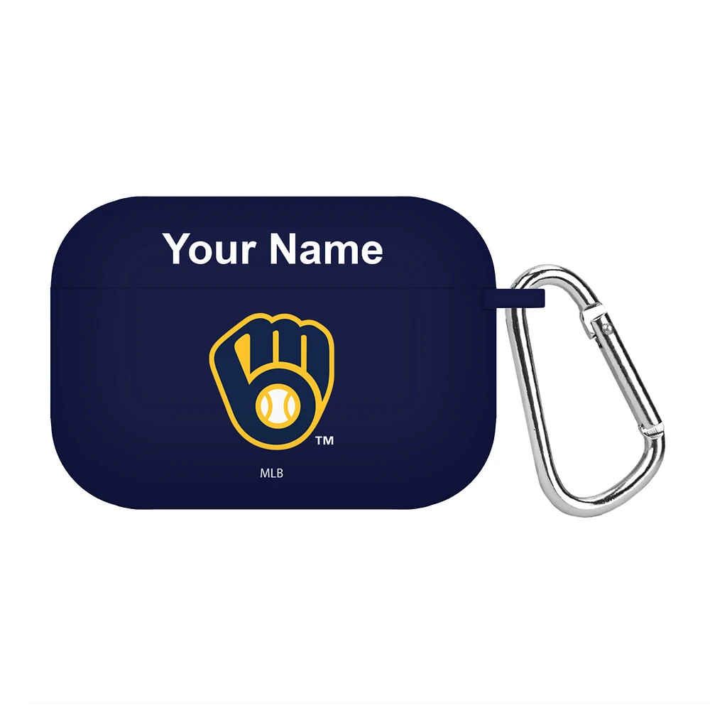 Milwaukee Brewers Personalized Silicone AirPods Pro Case Cover