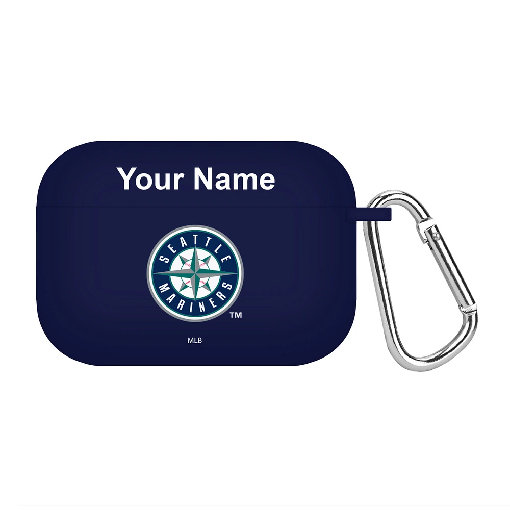 Seattle Mariners Personalized Silicone AirPods Pro Case Cover