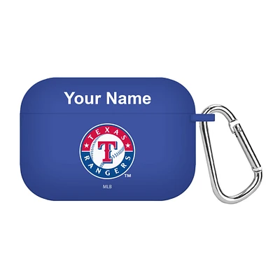 Texas Rangers Personalized Silicone AirPods Pro Case Cover