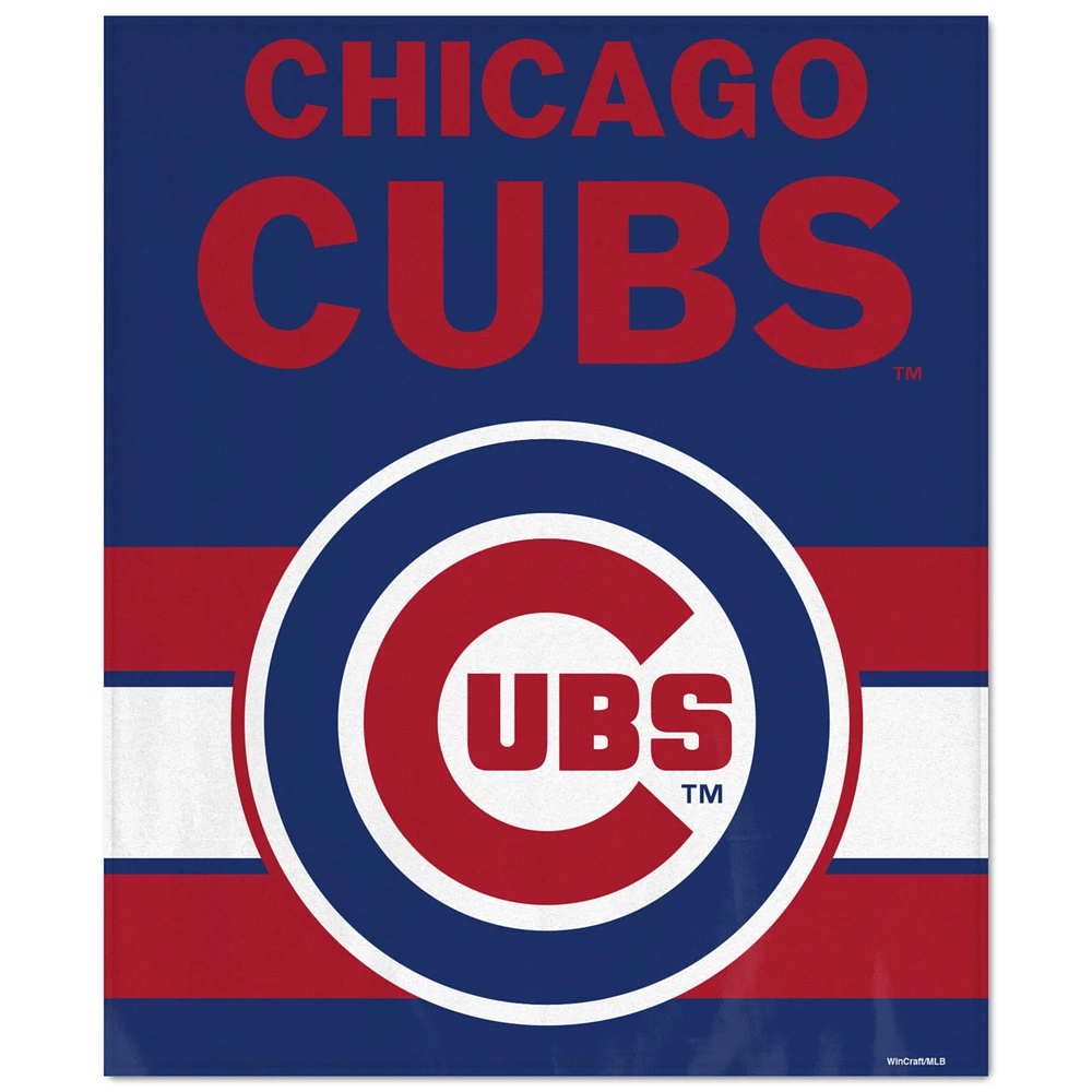 WinCraft Chicago Cubs Ultra Plush 50" x 60" Throw Blanket