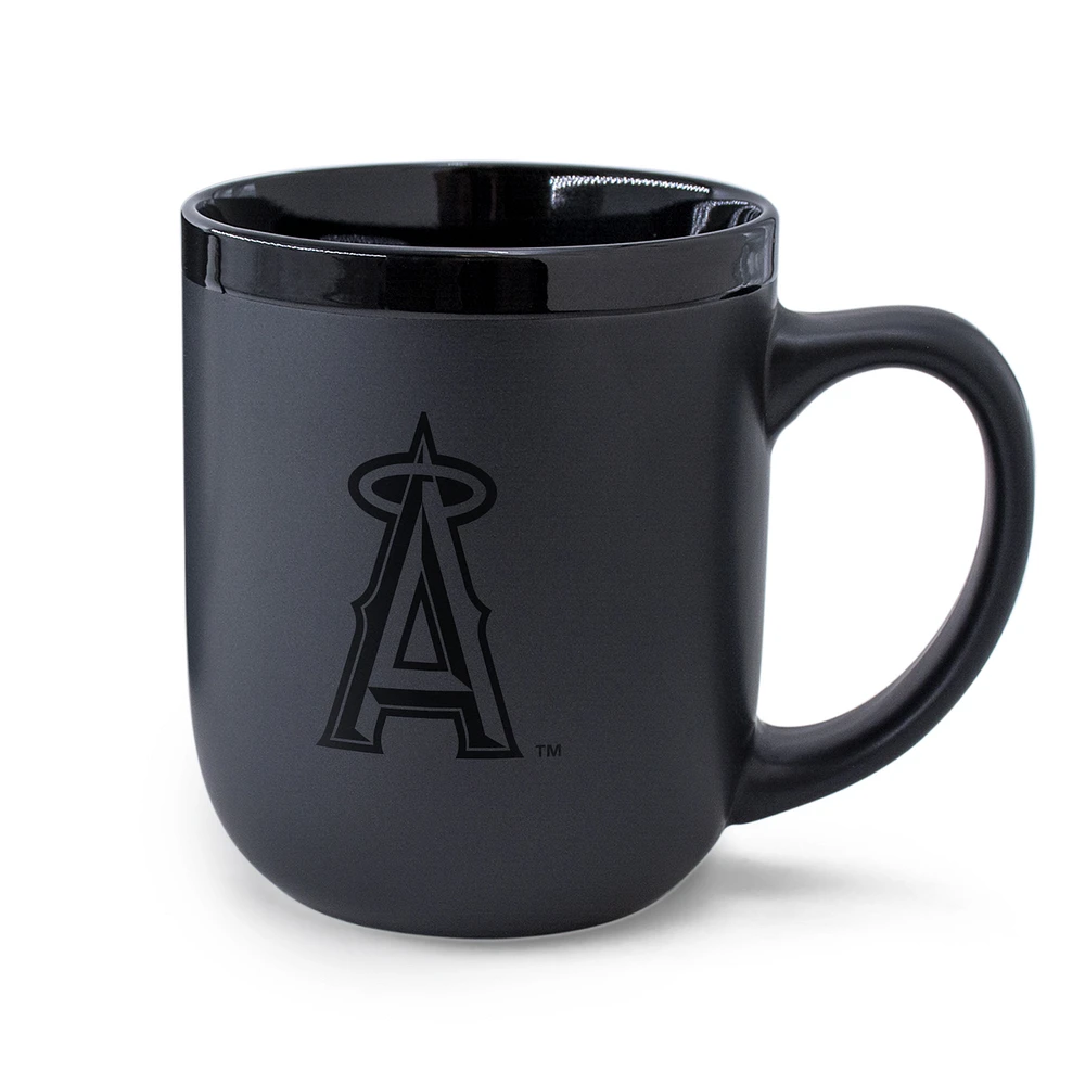 WinCraft Los Angeles Angels 17oz. Black Tonal Ceramic Mug