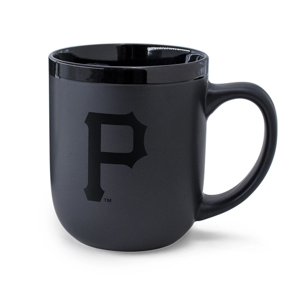 WinCraft Pittsburgh Pirates 17oz. Black Tonal Ceramic Mug