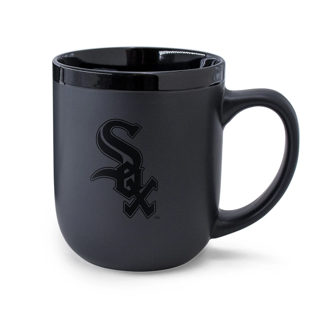 WinCraft Chicago White Sox 17oz. Black Tonal Ceramic Mug