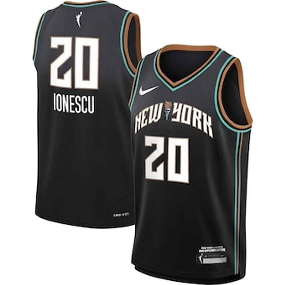 Youth Nike Sabrina Ionescu Black New York Liberty 2021 Explorer Edition Victory Player Jersey