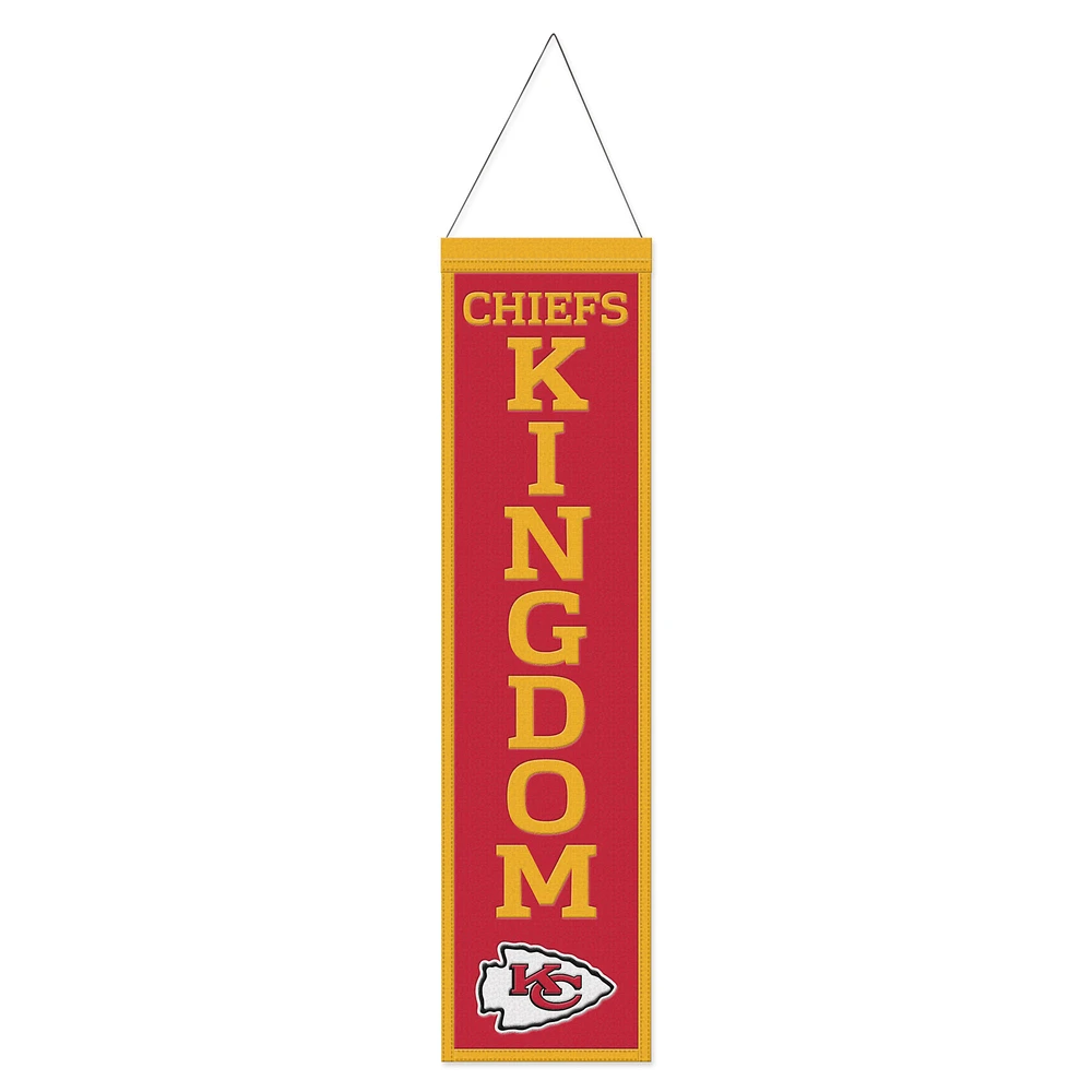 WinCraft Kansas City Chiefs 8" x 32" Slogan Wool Banner