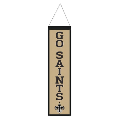 WinCraft New Orleans Saints 8" x 32" Slogan Wool Banner