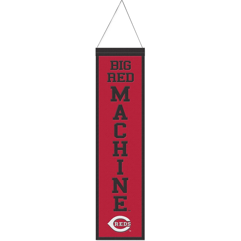 WinCraft Cincinnati Reds 8" x 32" Slogan Wool Banner