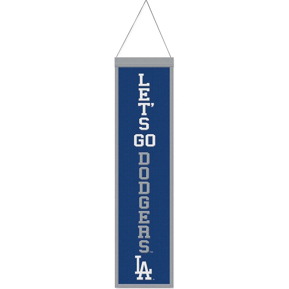 WinCraft Los Angeles Dodgers 8" x 32" Slogan Wool Banner