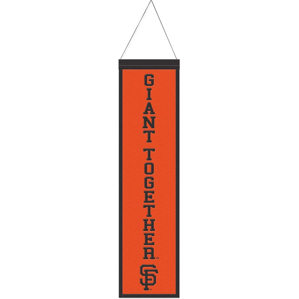 WinCraft San Francisco Giants 8" x 32" Slogan Wool Banner