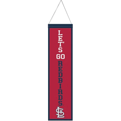 WinCraft St. Louis Cardinals 8" x 32" Slogan Wool Banner