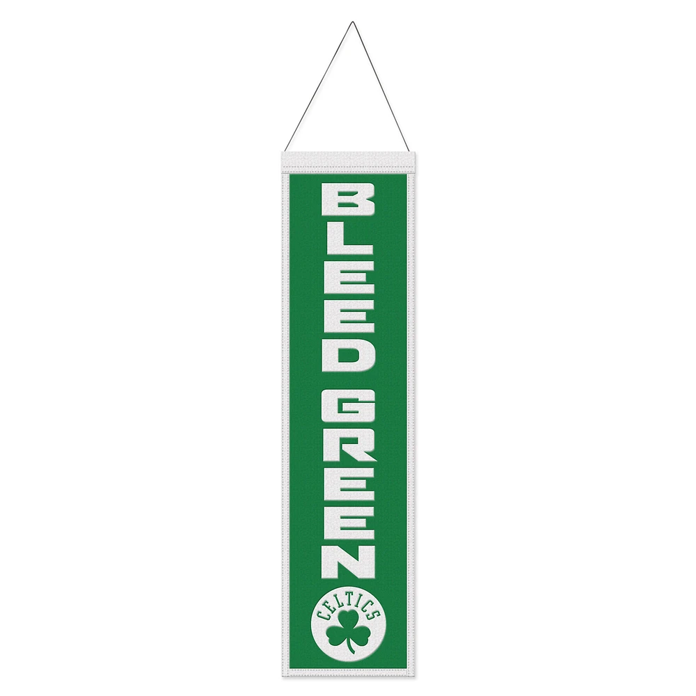WinCraft Boston Celtics 8" x 32" Slogan Wool Banner