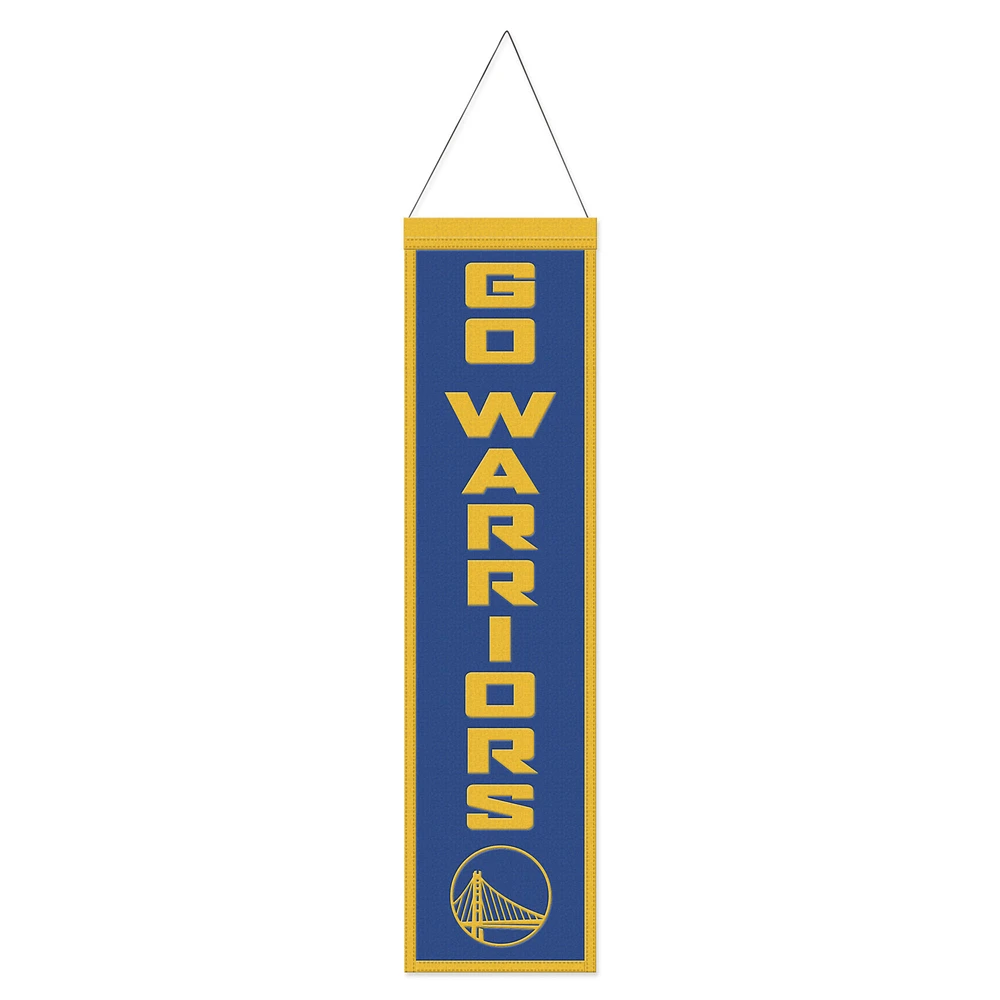 WinCraft Golden State Warriors 8" x 32" Slogan Wool Banner