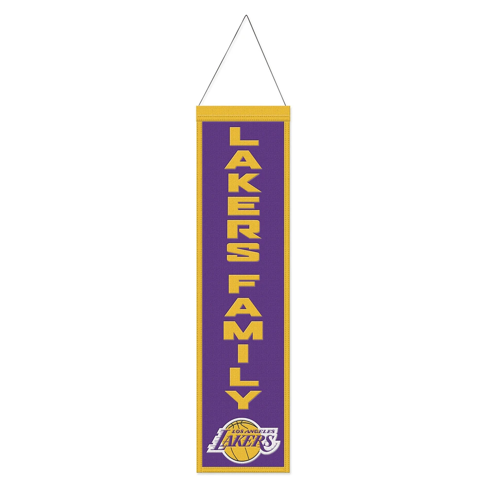 WinCraft Los Angeles Lakers 8" x 32" Slogan Wool Banner