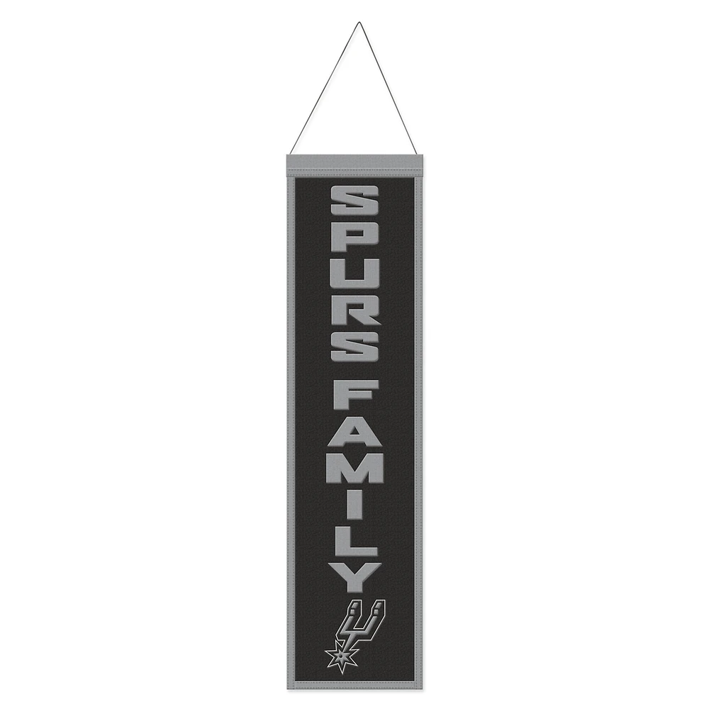 WinCraft San Antonio Spurs 8" x 32" Slogan Wool Banner