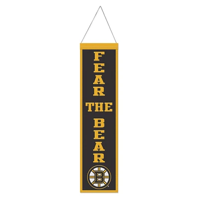 WinCraft Boston Bruins 8" x 32" Slogan Wool Banner