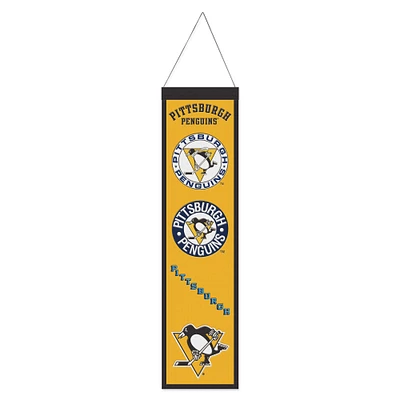 WinCraft Pittsburgh Penguins 8" x 32" Slogan Wool Banner