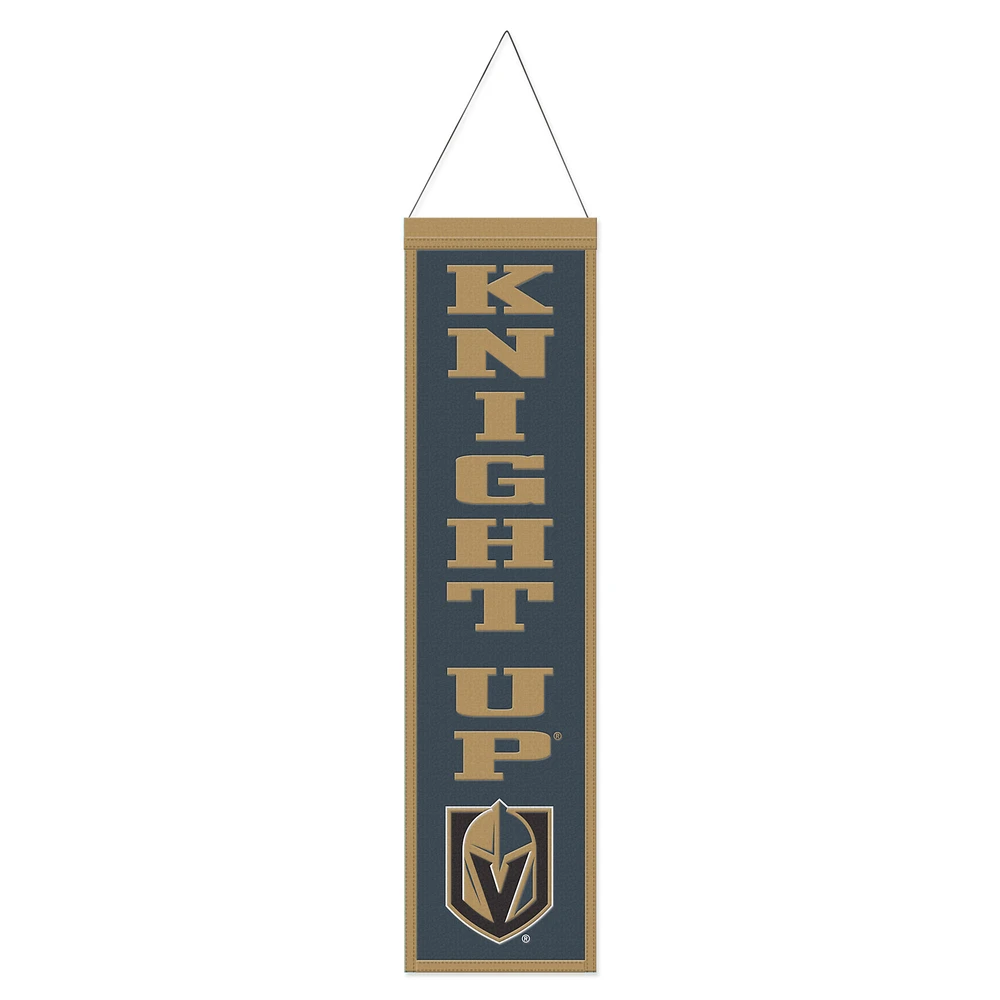 WinCraft Vegas Golden Knights 8" x 32" Slogan Wool Banner