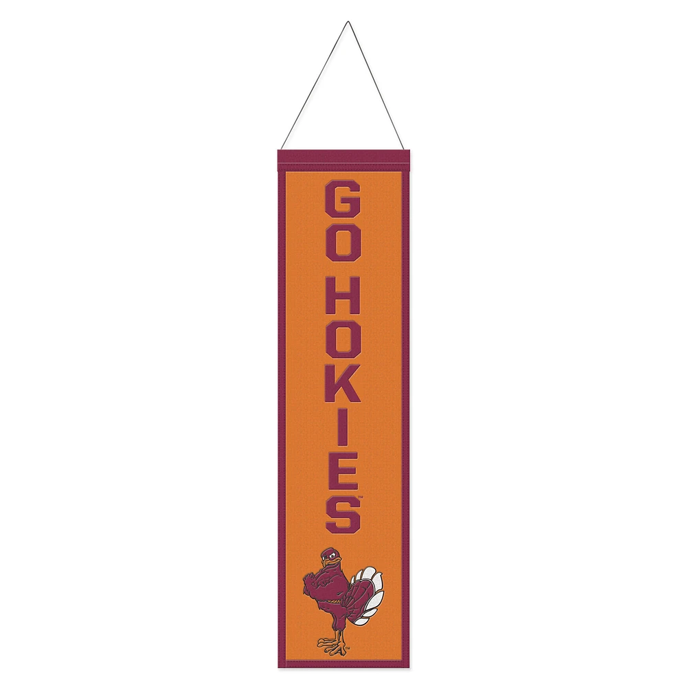 WinCraft Virginia Tech Hokies 8" x 32" Slogan Wool Banner