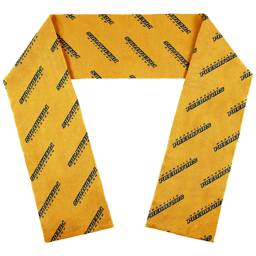WEAR by Erin Andrews Nashville Predators Team Wordmark Scarf