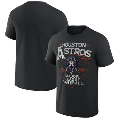 Men's Darius Rucker Collection by Fanatics Black Houston Astros Beach Splatter T-Shirt
