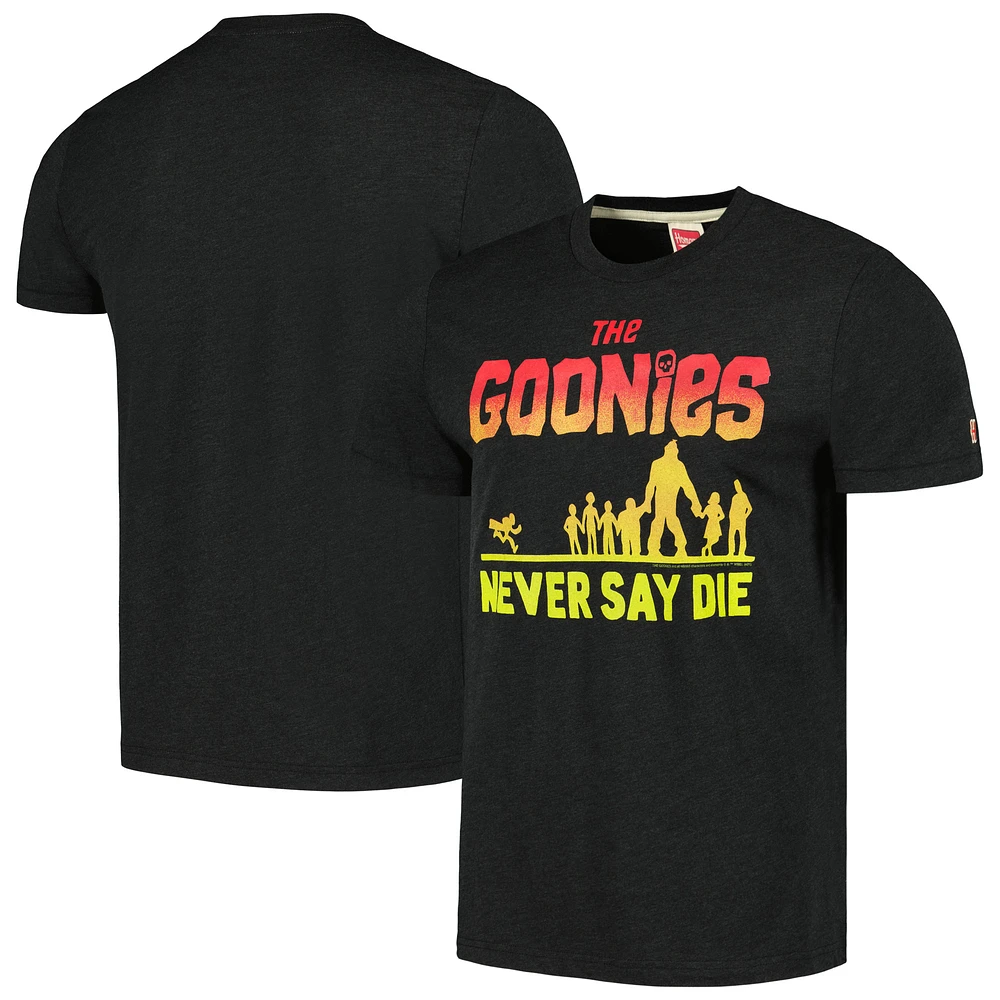 Homage Charcoal The Goonies Tri-Blend T-Shirt