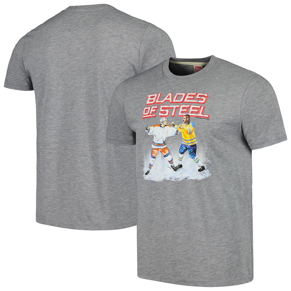 Unisex Homage Gray Blades of Steel Tri-Blend T-Shirt