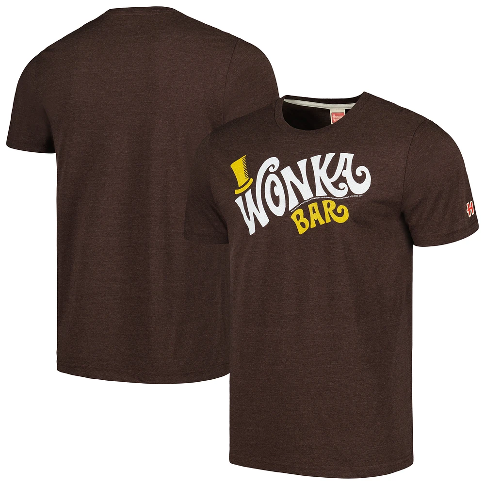 Unisex Homage Willy Wonka and the Chocolate Factory Graphic Tri-Blend T-Shirt