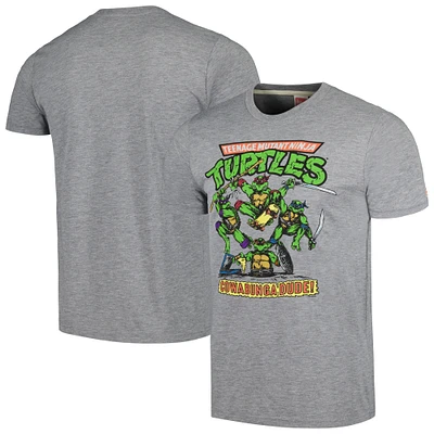 Unisex Homage Gray Teenage Mutant Ninja Turtles Graphic Tri-Blend T-Shirt