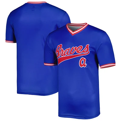 Men's Stitches Royal Atlanta Braves Cooperstown Collection Team Jersey