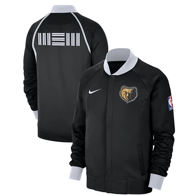 Men's Nike Black Memphis Grizzlies 2023/24 City Edition Authentic Showtime Performance Raglan Full-Zip Jacket