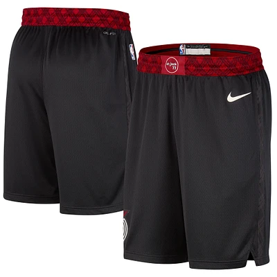 Men's Nike Black Portland Trail Blazers 2023/24 City Edition Swingman Shorts
