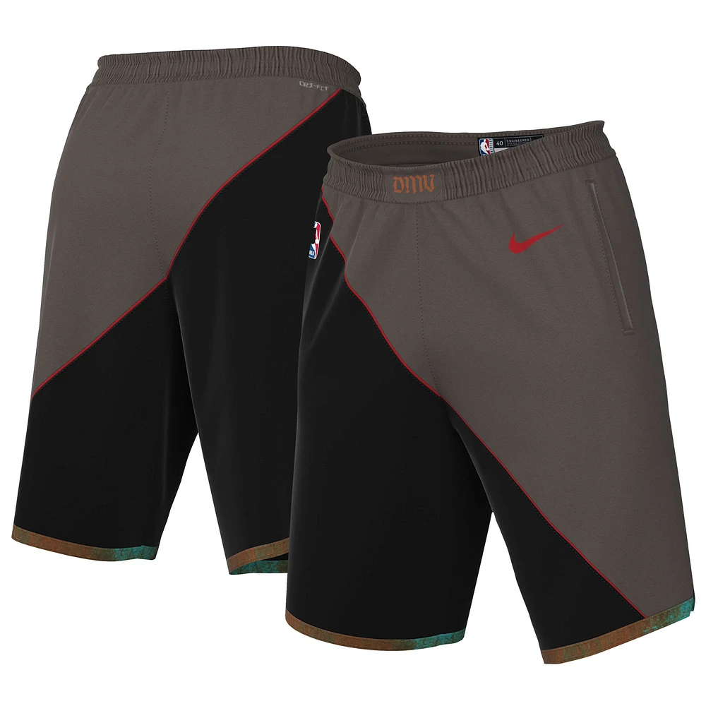 Men's Nike Black Washington Wizards 2023/24 City Edition Swingman Shorts