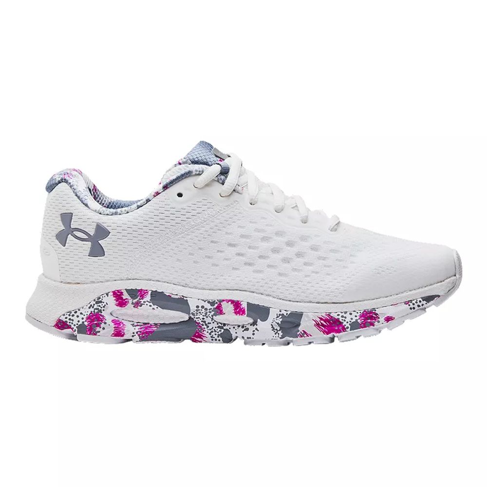 pink and black under armour shoes