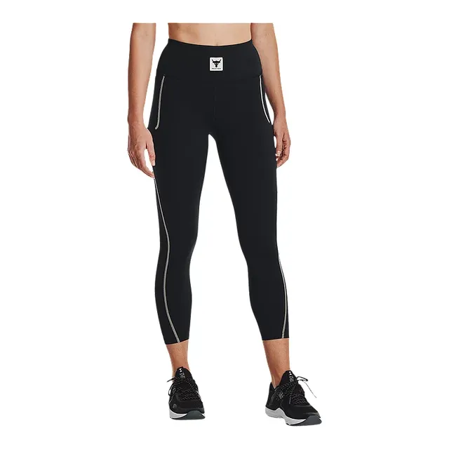 Under Armour Women's Meridian Project Rock Ankle Tights