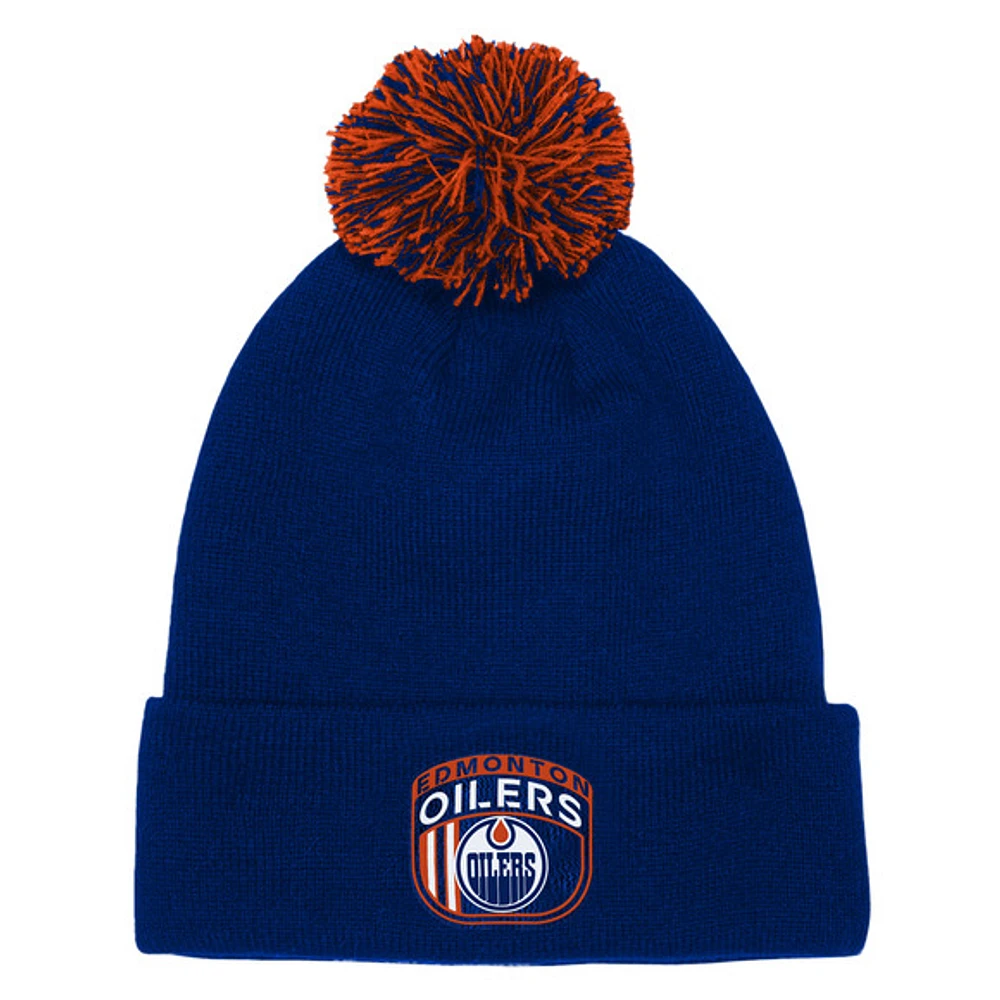 LNH Draft 2024 - Tuque à revers avec pompon pour junior