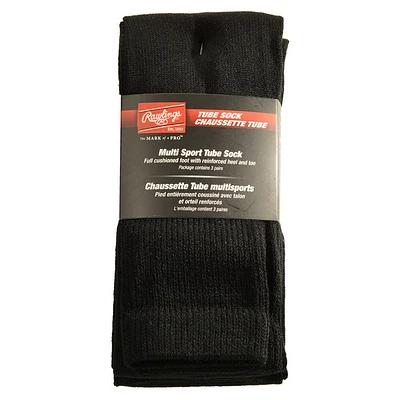Tube (Paquet de 3 paires) - Bas baseball pour adulte