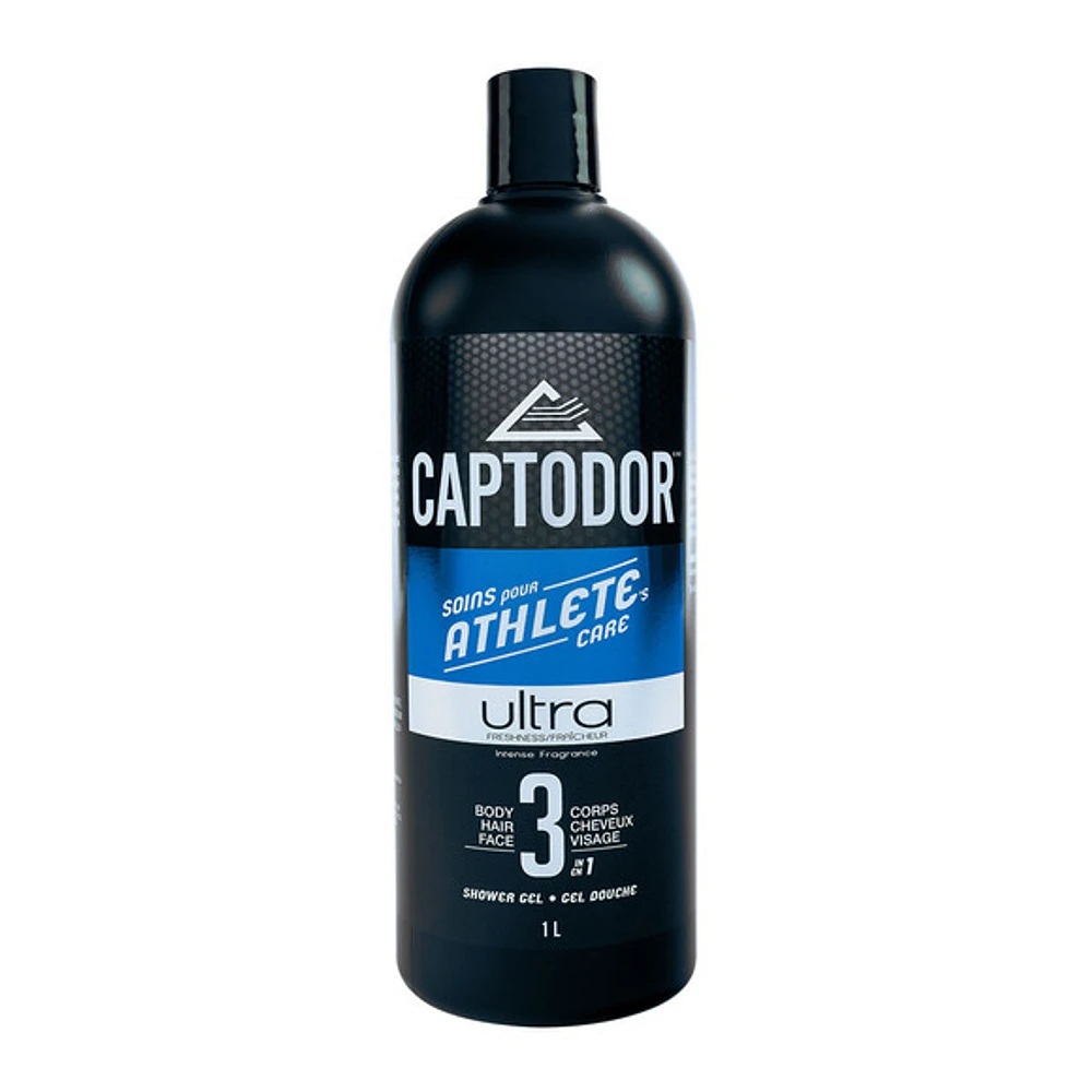 Ultra 1 L - Gel douche 3 en 1